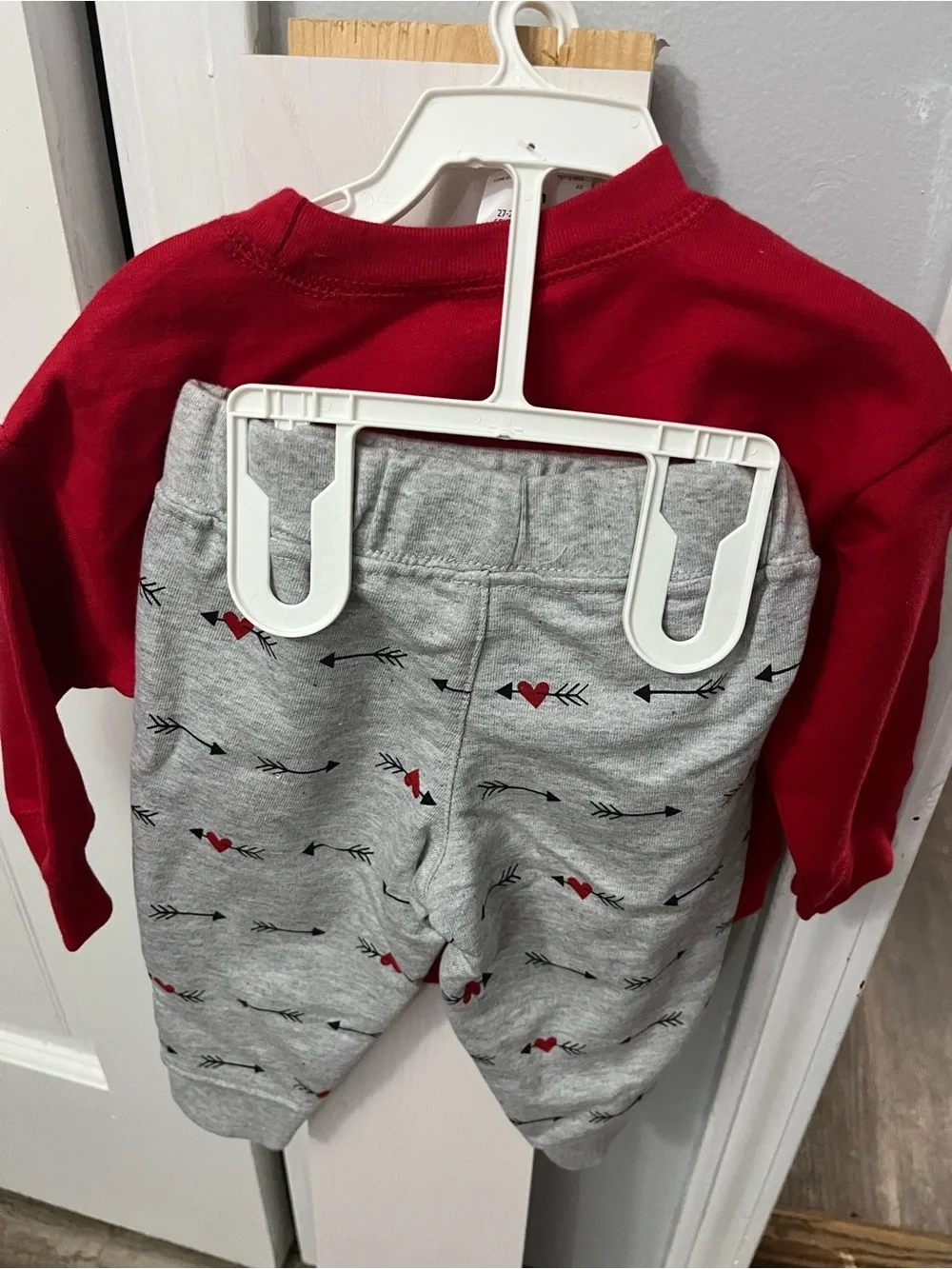 Carter's Red 'Mister Irresistible' infant Sweatshirt and sweatpants outfit